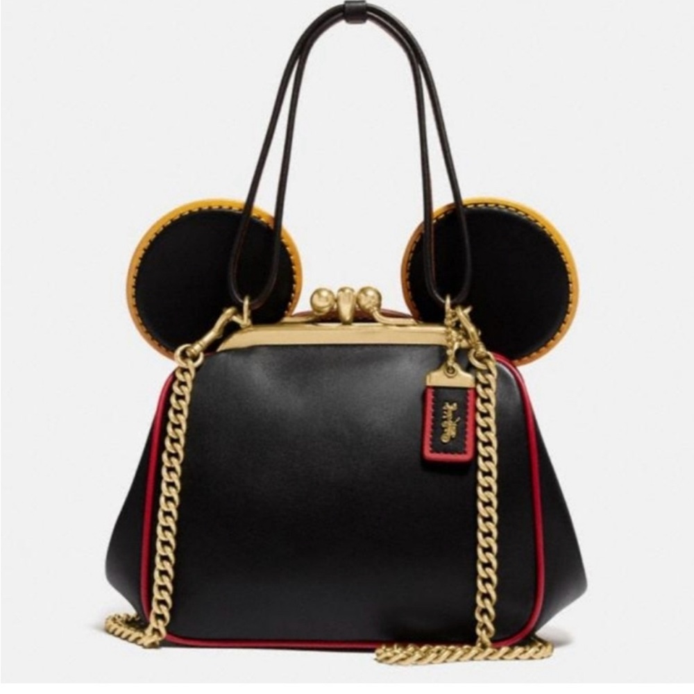 Coach Mickey Mouse X Keith Haring Kisslock Bag